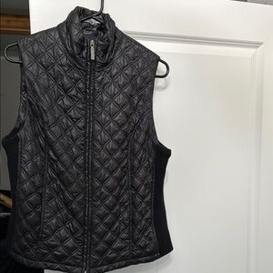 Quilted Black Women's Vest